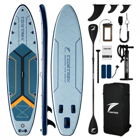 Сапборд TIDETREK SUPTT72F (350*89*15) синий с сиденьем и двойным веслом, код 78945