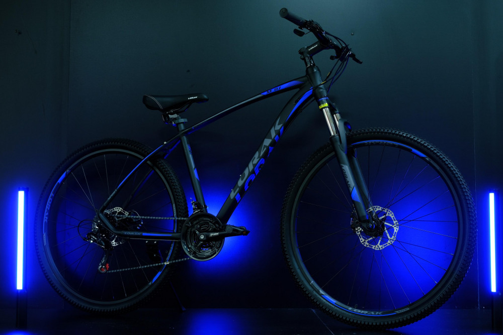 LORAK M-07 Prom Матовый Чёрный/Синий 17р (на рост 155-173)