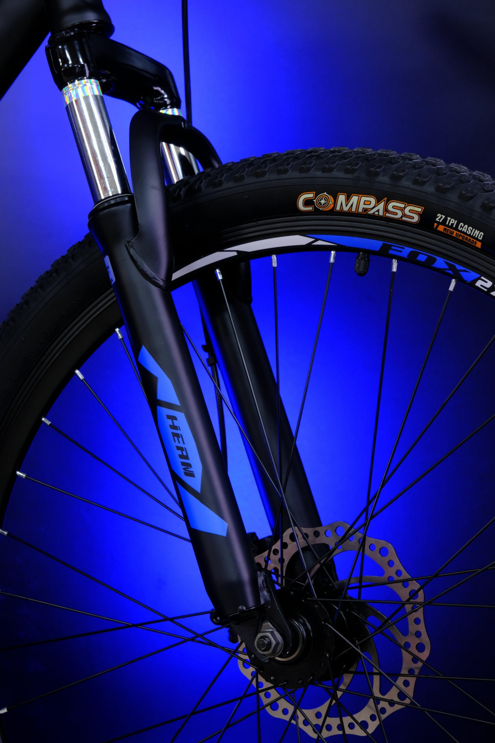 HEAM FOX 27.5 Матовый Чёрный/Синий